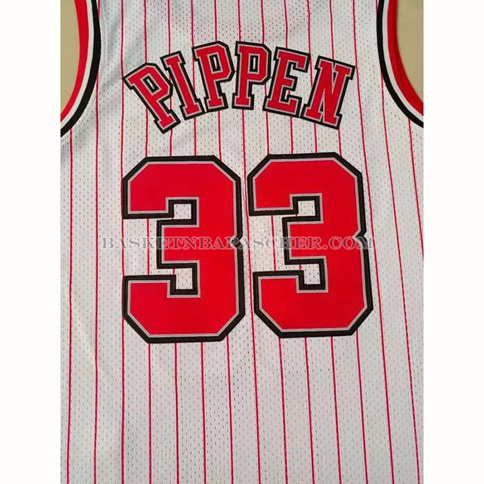 Maillot Chicago Bulls Scottie Pippen NO 33 Reload Hardwood Classics Blanc